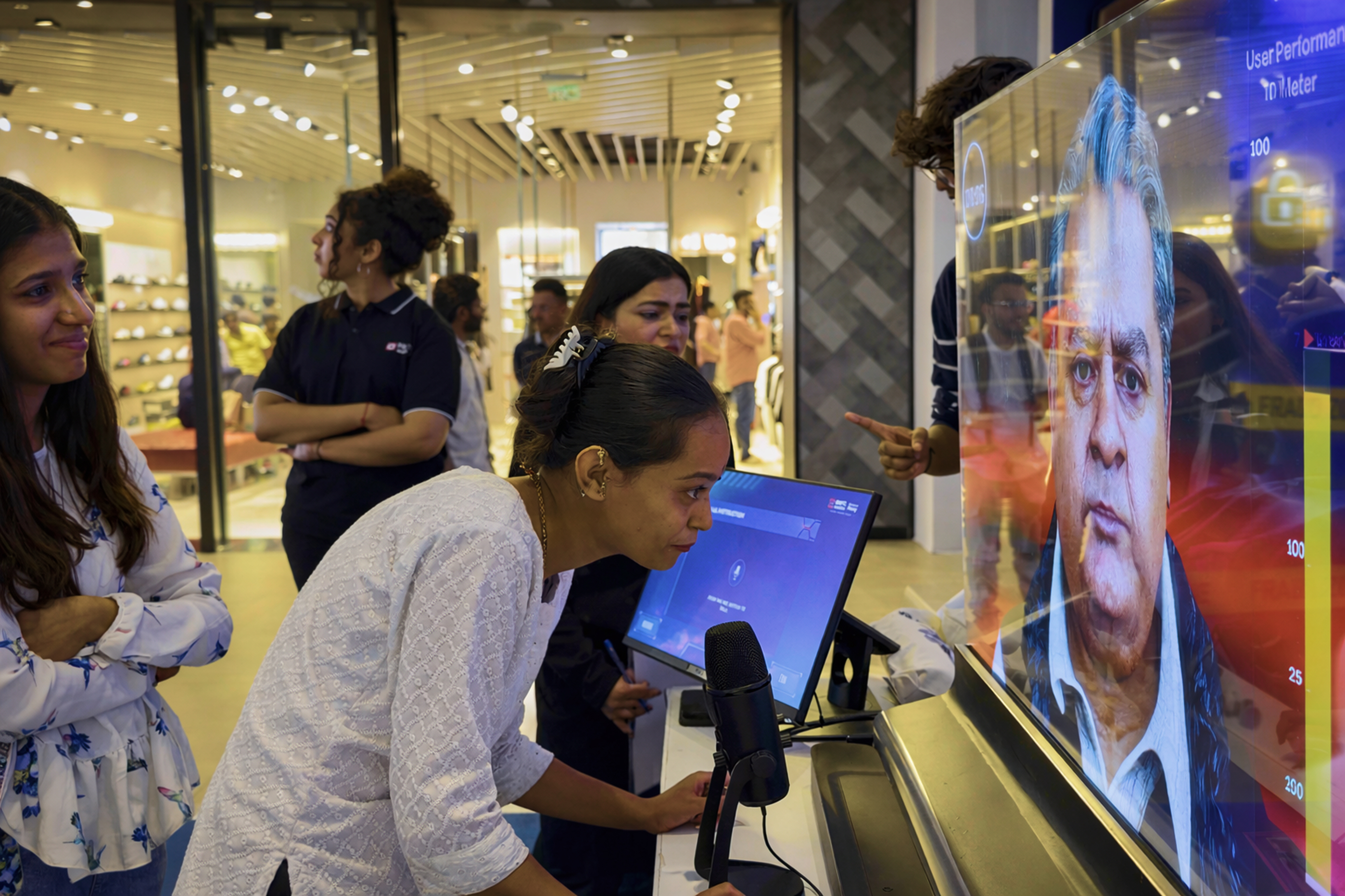 Women observing digital screen in mall 2.jpg